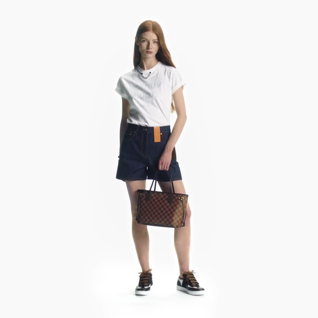 Louis Vuitton Printed Shibori Tie-Dye Tee in White main image 1